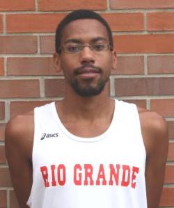Senior Matt Spencer set a new personal-best time en route to Rio Grande's top finish in the Great Lakes Challenge